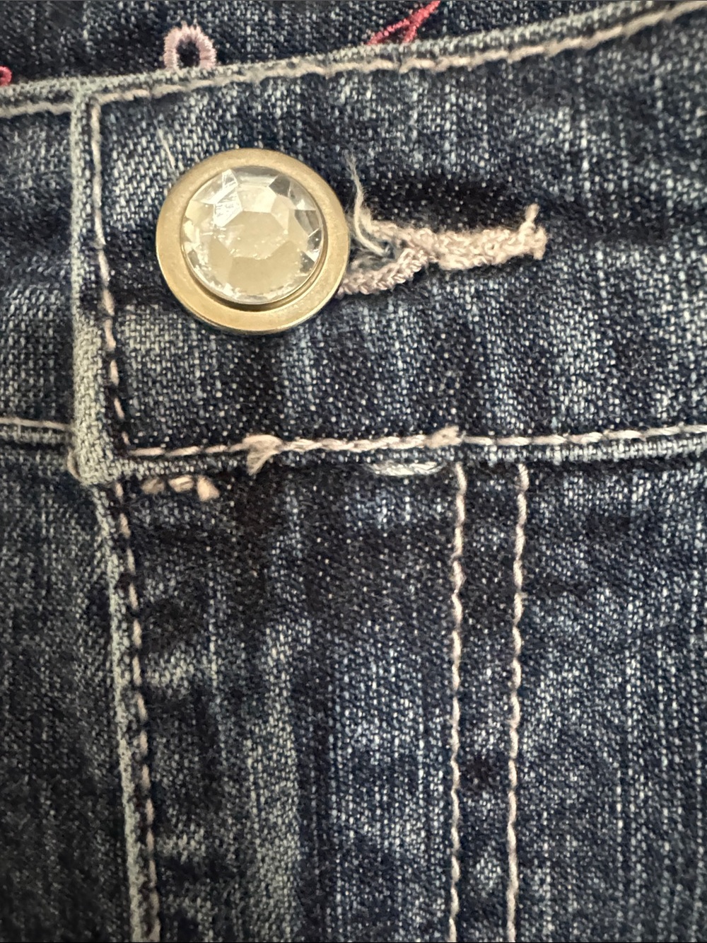 Classic Women’s Dark Blue Straight-Leg Jeans - Picture 4 of 6